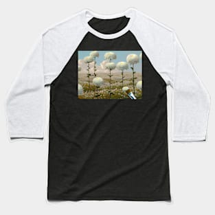 white flower garden Baseball T-Shirt